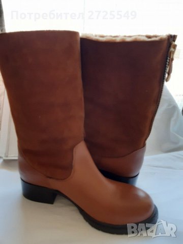  CUPLE НОВИ топли ботуши, снимка 4 - Дамски боти - 30959347