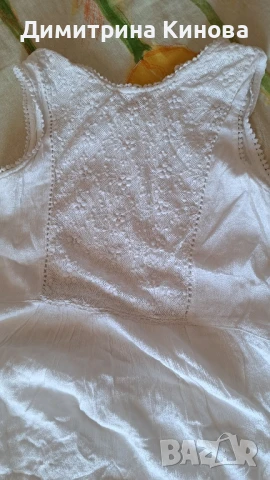 дълга памучна рокля Mango - xs , снимка 1