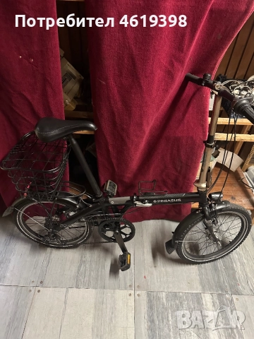Сгъваем велосипед Pegasus 20”, снимка 3 - Велосипеди - 52697066