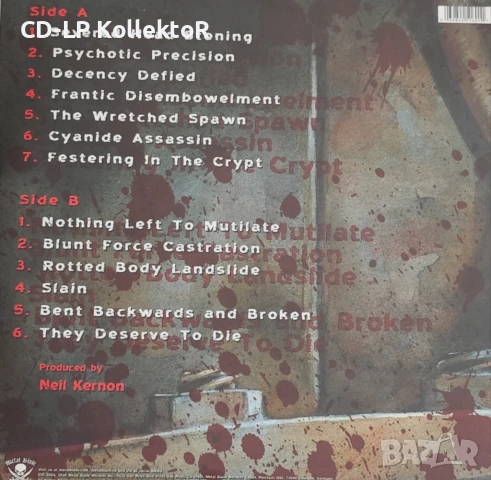 Нов Vinyl (Cannibal Corpse ‎- The Wretched Spawn), снимка 2 - Грамофонни плочи - 51000180