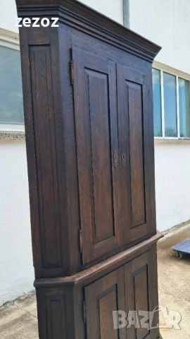 Ретро шкаф ъглов масив, снимка 9 - Шкафове - 53348192