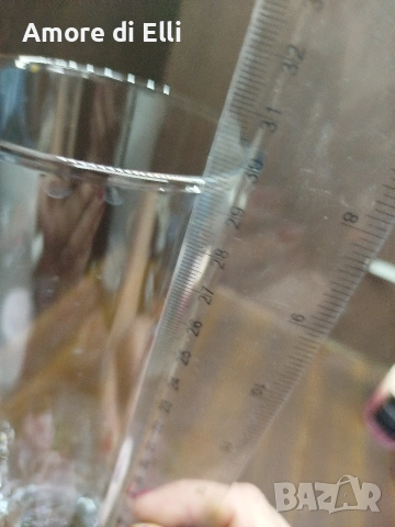 Висок стъклен цилиндър / Ваза – Тънко стъкло, Минималистичен стил, снимка 3 - Вази - 53918693