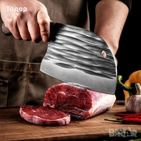 Професионален нож за рязане на месо, снимка 9 - Прибори за хранене, готвене и сервиране - 44580197