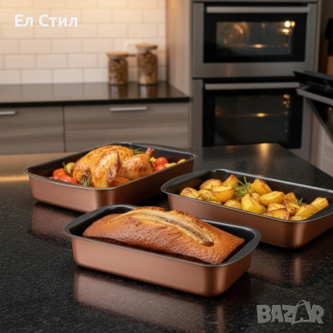 Комплект тави 1 вариант,2 вариант, 3 вариант , снимка 6 - Съдове за готвене - 53309578