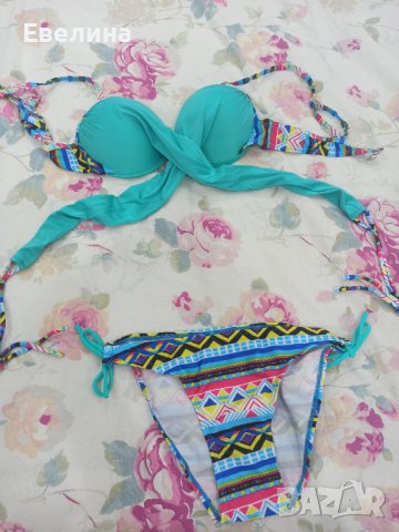 Дамски бански от две части, нов, размер S/M, снимка 6 - Бански костюми - 36596237