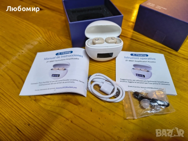 Акумулаторни слухови апарати за възрастни с шумопотискане, цифрови усилватели на слуха , снимка 2 - Слухови апарати - 52685719