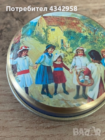 Английска метална ретро кутия., снимка 3 - Антикварни и старинни предмети - 51643283