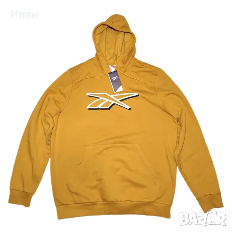 НОВ мъжки суитшърт Reebok с качулка, снимка 2 - Суичъри - 56283107