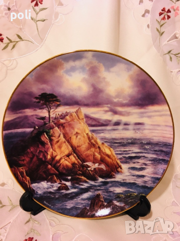 серия колекционерски порцеланови чинии за стена , снимка 2 - Декорация за дома - 44730704