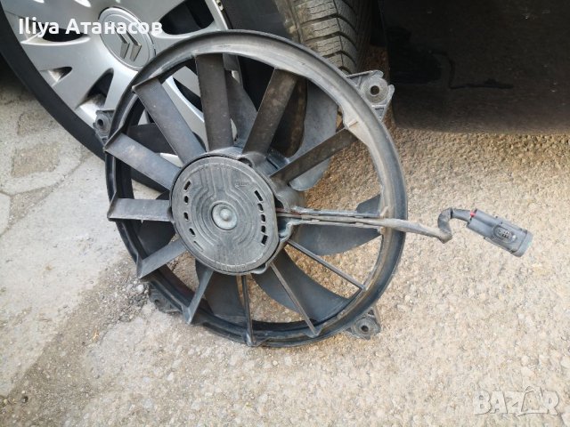 Вентилатор, перка, Ел. Двигател за охлаждане радиатор климатик Citroën Ситроен 1.6 HDI Пежо Peugeot , снимка 4 - Части - 36850846