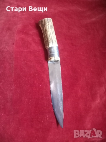 Ловен нож с дръжка от еленов рог Терна, снимка 10 - Ножове - 52947343