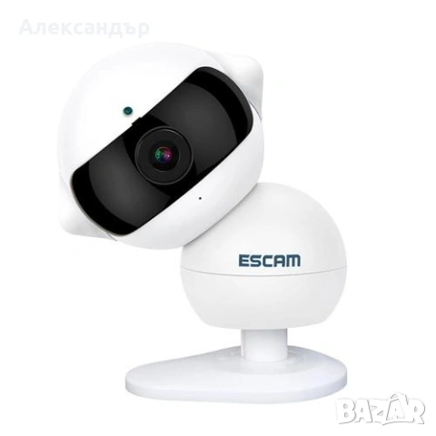 IP камера за нощно виждане 360 градуса ротационна аларма ESCAM Elf QF200 WiFi Двупосочно аудио, снимка 7 - IP камери - 54174857