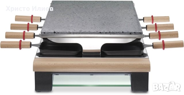 Раклет скара с каменна плоча Lagrange 1000W, снимка 3 - Скари - 42877339