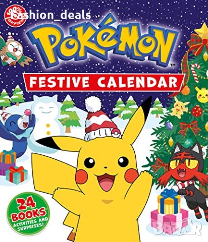 Нов Празничен Покемон календар отброяване на времето до Коледа Деца Подарък