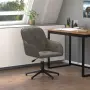 vidaXL Въртящ се офис стол, тъмносив, кадифе, снимка 2