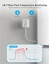 GoveeLife WiFi термометър за хладилник с аларма, безжичен цифров температурен уред за фризер , снимка 5