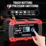 Чисто ново интелигентно зарядно за акумулатор Husgw 12V 10A (с LCD дисплей и пулсов ремонт) , снимка 2