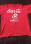 Подарявам тениска Coca-Cola EURO 2012, размер L, памук, червена, снимка 1