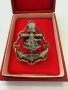 Рядък морски нагръден знак Капитан далечно плаване БМФ 1970 г., снимка 1