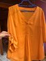 Жълто оранжева блуза, размер М/Л, снимка 1 - Други - 34100814