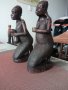 Африканско изкуство.Продавам красиви,старинни, статуетки.Обявената цена е за двете., снимка 2