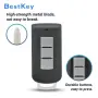 Кутийка за ключ с 2 бутона за Mitsubishi, Keyless Go / Proximity Smart Key, с авариен ключ, снимка 1