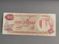 Банкнота - Гвиана - 1 долар UNC | 1989г., снимка 1