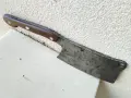 Стар ръчно кован сатър, снимка 3