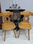 Столове с дърворезба Австрия , снимка 1