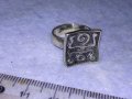 АРТИСТИЧЕН ФЕШЪН АРТ СРЕБЪРЕН ПРЪСТЕН СРЕБРО 925 АВТОРСКА РЪЧНА МАЙСТОРСКА ИЗРАБОТКА 40626, снимка 3