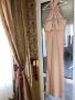 бална абитуриентска рокля парти елегантна рокля тип русалка сатен бежова натурален цвят ASOS, снимка 17