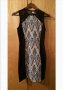 Нова вталяваща H&M рокля S-M лятна черно бяло , снимка 2