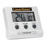 Термометър Laserliner за стайна температура дигитален, настолен с влагомер от 0 до +50 °C, ClimaChec