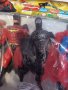 Батман и Спайдърмен Супермен Зоро светещи подвижни играчки фигурки пластмасови pvc за игра и торта, снимка 3