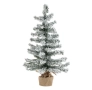 Декоративна коледна настолна елха, Заснежена, 75см. , снимка 1