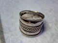 ПРЕКРАСЕН РЕТРО АЛТ СТИЛ СРЕБЪРЕН ПРЪСТЕН СРЕБРО 925 ВЕЛИКОЛЕПНА РЪЧНА ИЗРАБОТКА 50202, снимка 8