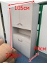 0411  свободно стоящ шкаф от МДФ 105/235см цена 65 лв или   33,23 евро смр -235см/105СМ широко, 40 с, снимка 1