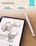 Metapen A8 Стилус 0,1 мм без забавяне/чувствителност/2хбързо зареждане Apple iPad/Pro/Air/mini, бял, снимка 3