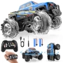 Чисто нов DEERC BG028 Амфибиен RC Монстър Камион/Лодка, IPX7 Водоустойчива кола с дистанционно ..., снимка 1