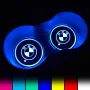 2бр. LED светещи Анти-слип подложки за чаши за BMW E46 E90 E60 F30 E39 F10 F20 E87 E36 X1 X3 X5 usb, снимка 5
