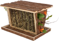Дървена хранилка за сено, трева и лакомства за Гризачи 40 х 22 х 30 см. - Модел: 61805