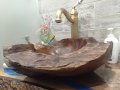 Умивалник за баня мивка за баня ,дървена мивка, снимка 4