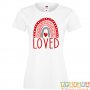 Дамска тениска Свети Валентин Loved, снимка 4