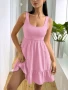Розова лятна рокля, снимка 3