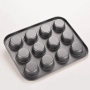Тава за мъфини с 12 гнезда, с незалепващо покритие, снимка 3