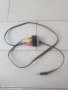 Аудио видео кабел Stereo Jack 3.5mm- 3xRCA 1 метър и преходник Scart