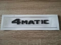 черен надпис Mercedes Benz 4matic нов стил, снимка 1