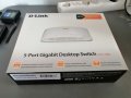 D-Link - 5-портов Гигабитов Неуправляем Десктоп Суич DGS-1005D, снимка 2