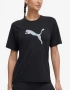 Дамска тениска PUMA Evostripe Graphic Tee Black, снимка 1