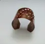 Широка медна гривна отворен дизайн, снимка 2